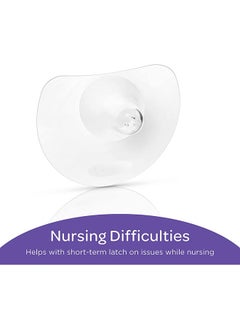 Lansinoh Lansinoh Contact Nipple Shield with Carrying Case, Size 1 (24 mm) 2 Count  - Image 3