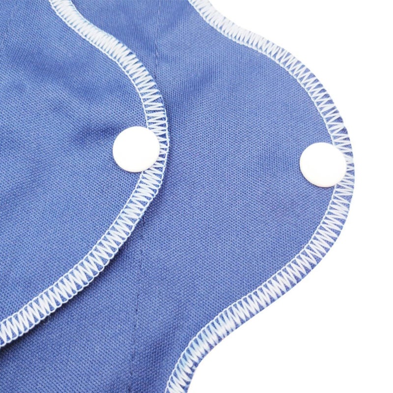 8pc Reusable Cloth Menstrual Pads Washable Sanitary Pads Period Postpartum Care - Image 3
