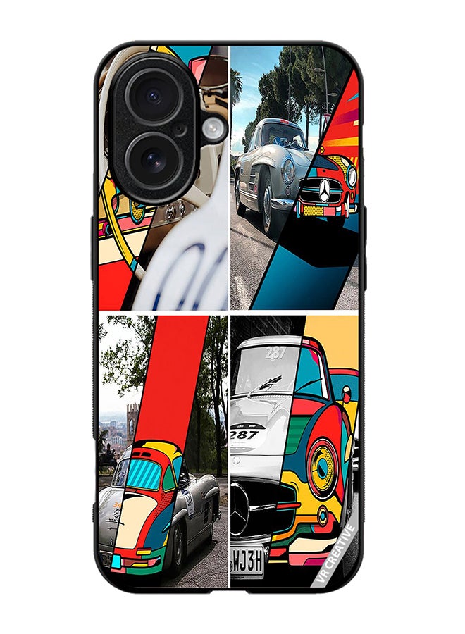 Protective Case Cover For Apple iPhone 17 Mercedes-Benz Design Multicolour
