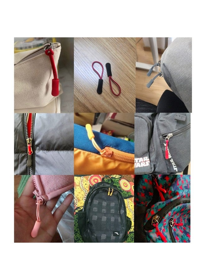 oxt Zipper Pulls 20Pcs Upgraded Zipper Pull Premium Black Zipper Pull Replacement Zipper Tab Tags Cord Extension Fixer For Luggage Backpacks Jackets Purses Handbags - Image 5