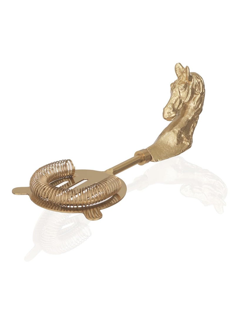 Trovea's Saddle Sieve Cocktail Strainer-Gold - Image 3