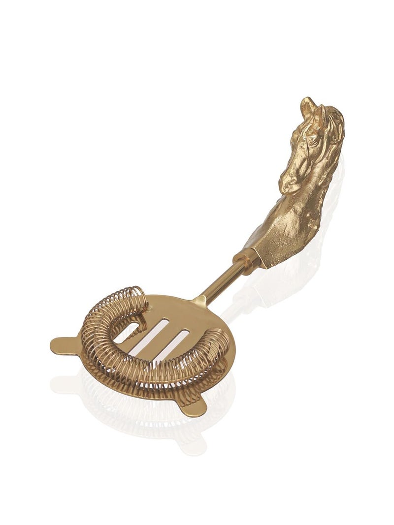 Trovea's Saddle Sieve Cocktail Strainer-Gold - Image 4