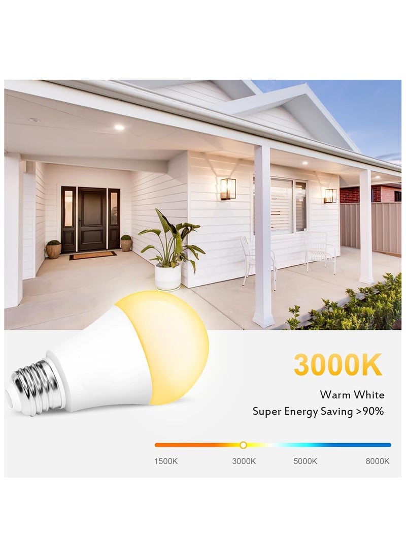 Glaze GLAZE LED Bulb 15W E27 3000K, Warm White, A19 Shape, Energy Efficient  - Image 5