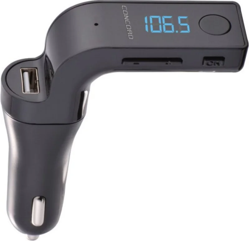 CONCORD C-602 Bluetooth Calling and Music Listening Screen Fm Transmitter Usb/tf