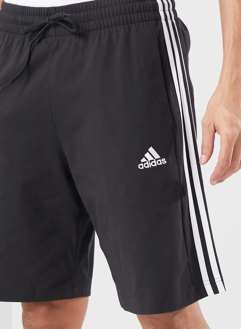 Adidas 3 Stripes Essential Single Jersey Shorts