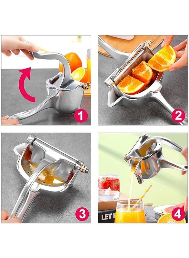 Manual Juice Squeezer Stainless Steel Lemon Fruits Hand Pressure Orange Juicer,Lemon Squeezer Kitchen Accessories High Quality Fruit Juicer Tool Indoor Outdoor