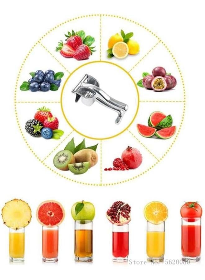Manual Juice Squeezer Stainless Steel Lemon Fruits Hand Pressure Orange Juicer,Lemon Squeezer Kitchen Accessories High Quality Fruit Juicer Tool Indoor Outdoor