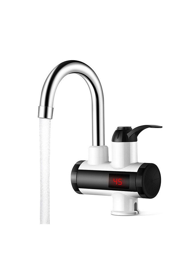 Generic - 3000W Instant Hot Water Faucet Electric Water Heater Tap with LED Digital Display Kitchen Bathroom Water Heating Faucet IPX4 Waterproof 360° Rotatable 220V - Image 1