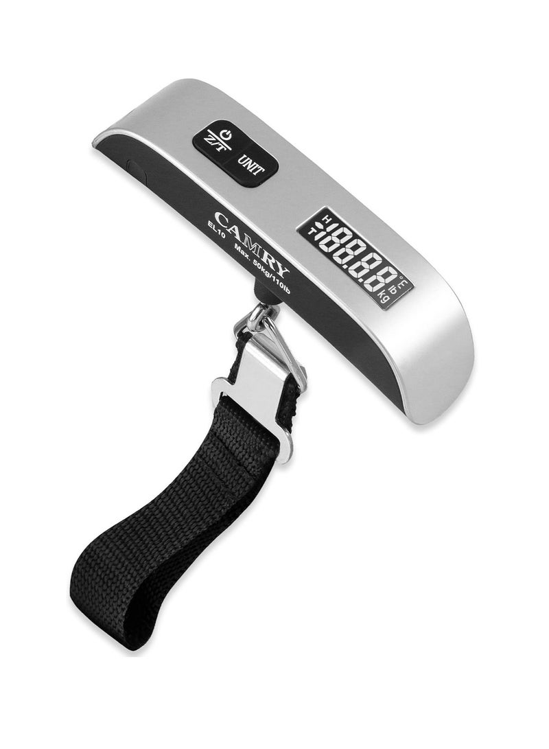 Camry Digital Luggage Scale Up tp 50 kg, Silver EL10-31P - Image 2