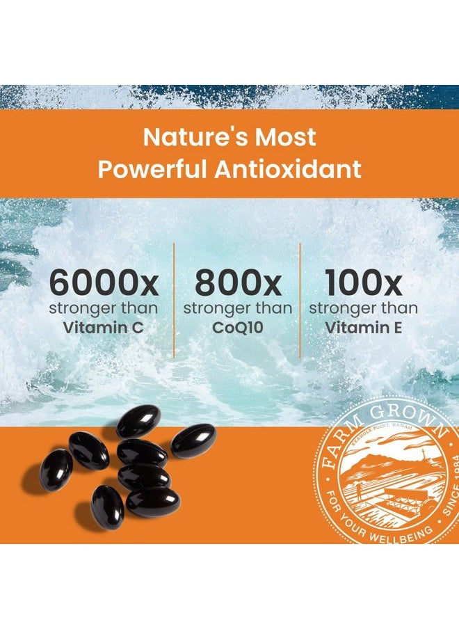 Nutrex Hawaii - Hawaii BioAstin Hawaiian Astaxanthin - 4mg, 120 Softgels - Farm-Direct Premium Antioxidant Supplement to Support Eye, Skin, Joint & Immune System Health - Non-GMO & Gluten-Free - Image 1