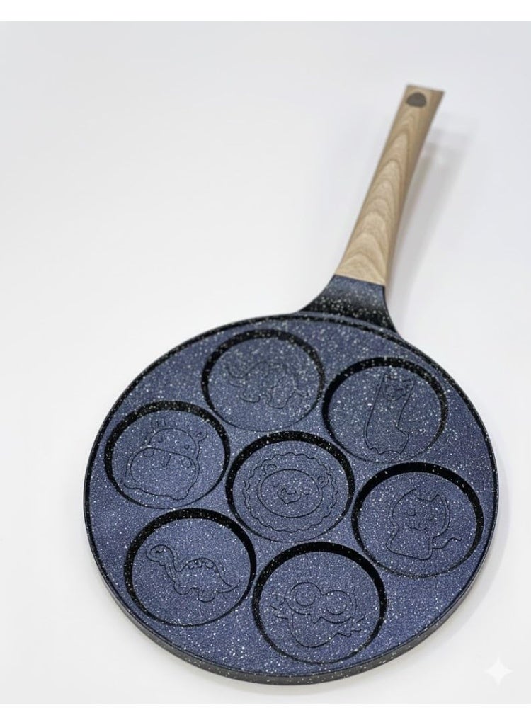 7-Shaped Pancake Pan – A versatile pan for easily making pancakes and desserts. - Image 1