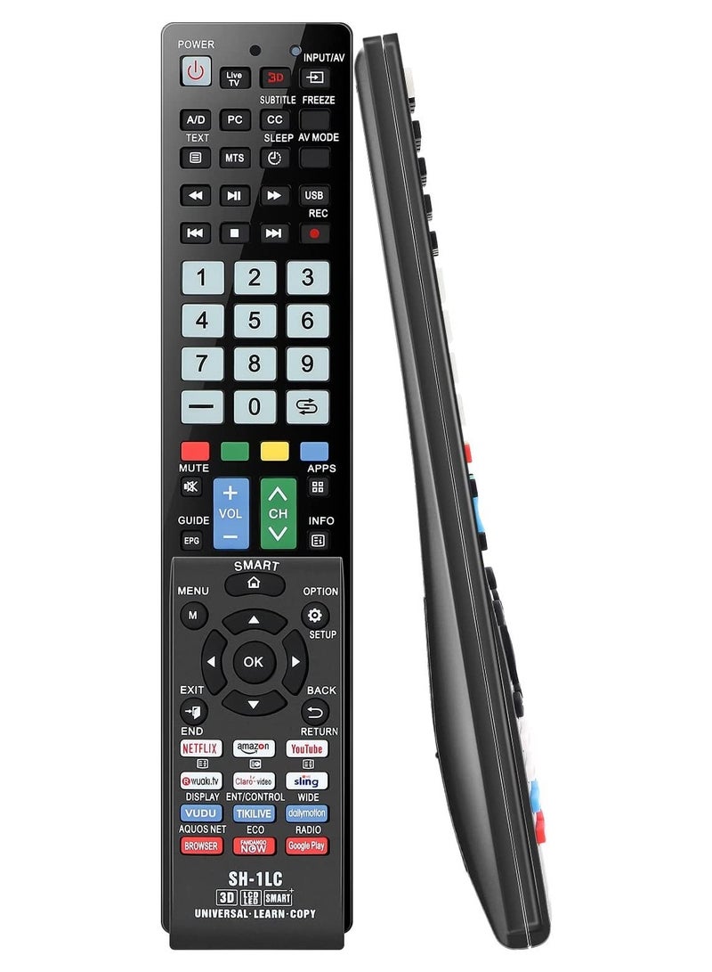 Replacement Universal Remote Control Compatible for Sharp AQUOS Smart TV/HDTV/ 3D/ LCD/LED/ 4K TV, GB004WJSA GA935WJSA - Image 1