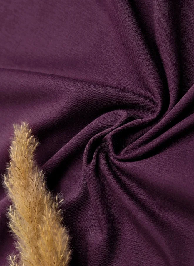The Souled Store  The Souled Store Men Regular Fit Solid Purple Supima T-Shirt  | Best Price UAE