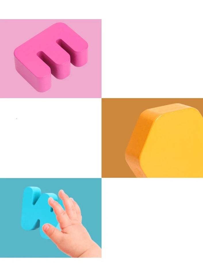 EDUTREE English ABC Alphabet Wooden Board Jigsaw Puzzle Letters Game Educational Toy | Wooden Alphabets Learning Toy - Image 4