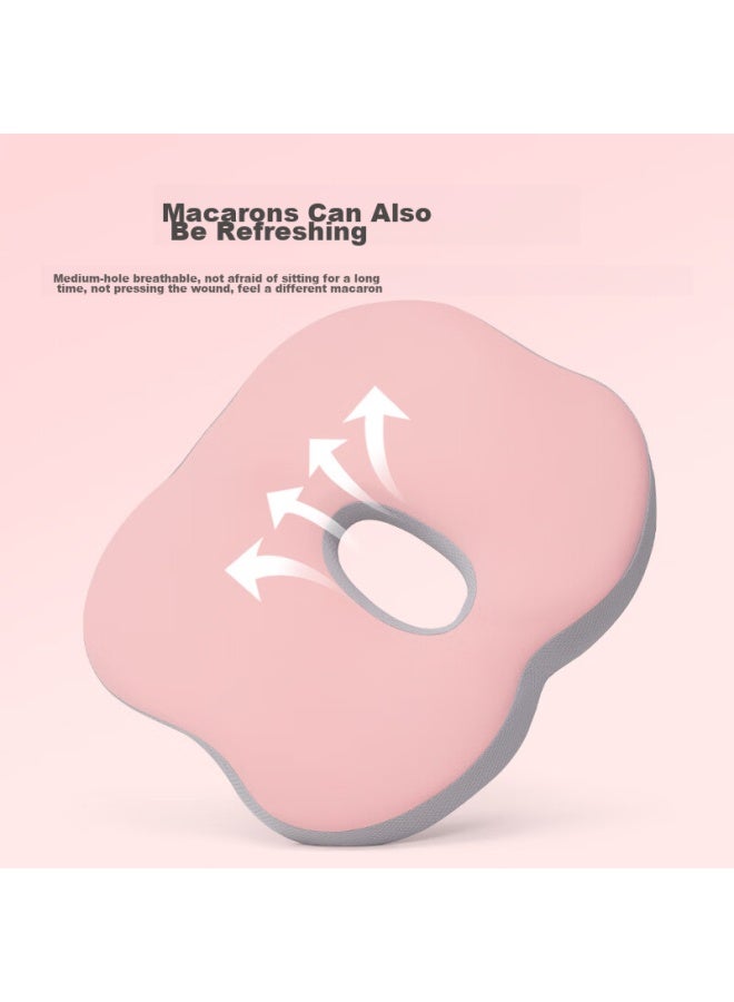 Jago Jiaoao Memory Foam Chair Cushion, Office Breathable Cushion, Long-sitting Aid, Tailbone Fracture Pressure Relief Seat Pad, Macaron - Image 3
