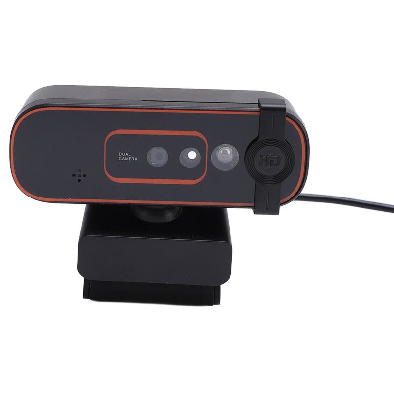 كاميرا ويب بدقة 1080P مع غطاء خصوصية وكاميرا كمبيوتر بتقنية التعرف على الوجه عبر USB - ميكروفون ذكي لإلغاء الضوضاء وتركيز تلقائي سريع، كاميرا ويب 1080P متوافقة مع Windows Hello - Image 3