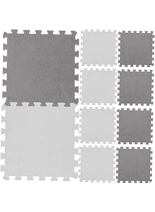10pcs Interlocking Foam Play Mats for Toddlers Soft Non Floor Mats Safe Play Area Flooring - Image 1