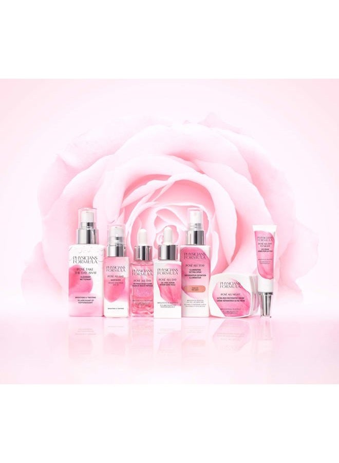 Physicians Formula Rosé All Day To Night Eye Cream, Dark Circles, Puffiness, Bags Under Eyes, Wrinkles | Dermatologist Tested, Clinicially Tested, Hypoallergenic - Image 4