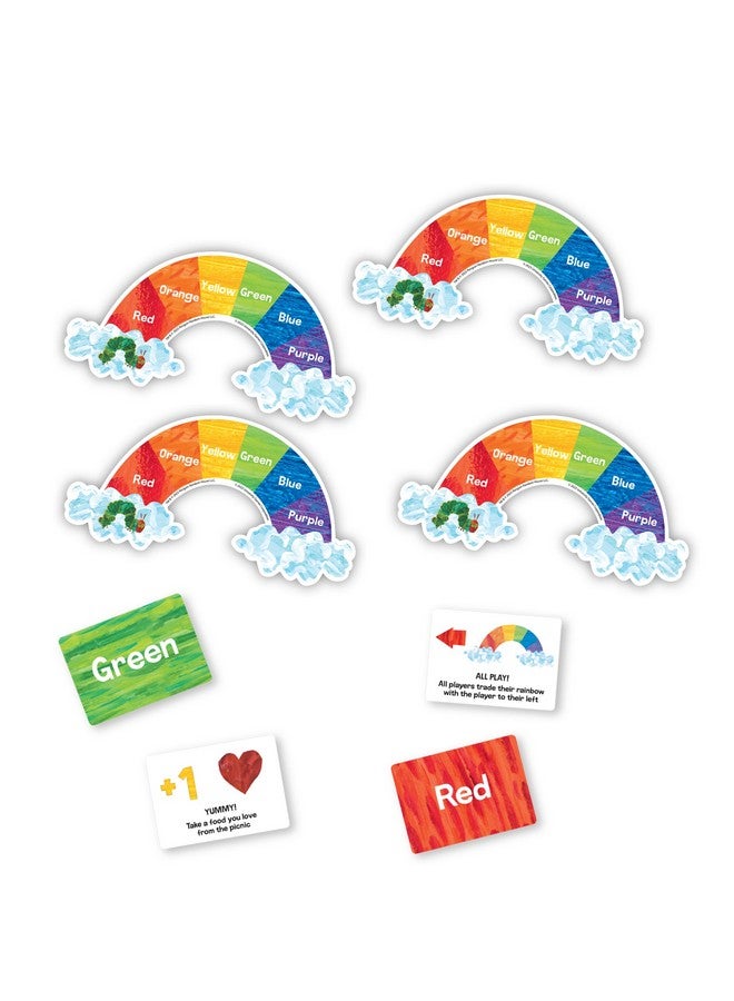 Briarpatch Briarpatch, The Very Hungry Caterpillar Rainbow Picnic Game, Based On Board Books by Eric Carle, Preschool Learning for Kids - Image 3