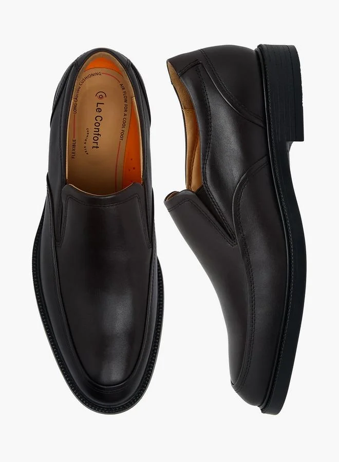 لو كونفورت Men Leather Slip-On Loafers