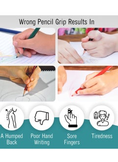 Generic Pencil Grips for Kids Handwriting, Ergonomic Children Writing Aid, Training Posture Correction Tool, Pen Gripper, Pencil Holder for Kids, Preschoolers  - Image 3