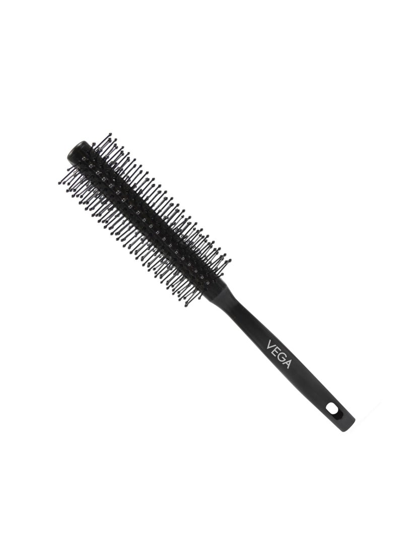 Vega Round Hair Brush (India's No.1* Hair Brush Brand) For Adding Curls, Volume & Waves In Hairs| Men and Women| All Hair Types (R3-RB)