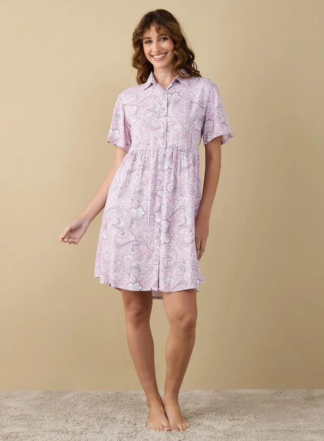 Splash FAV Set of 2 - Assorted Sleepshirt with Short Sleeves