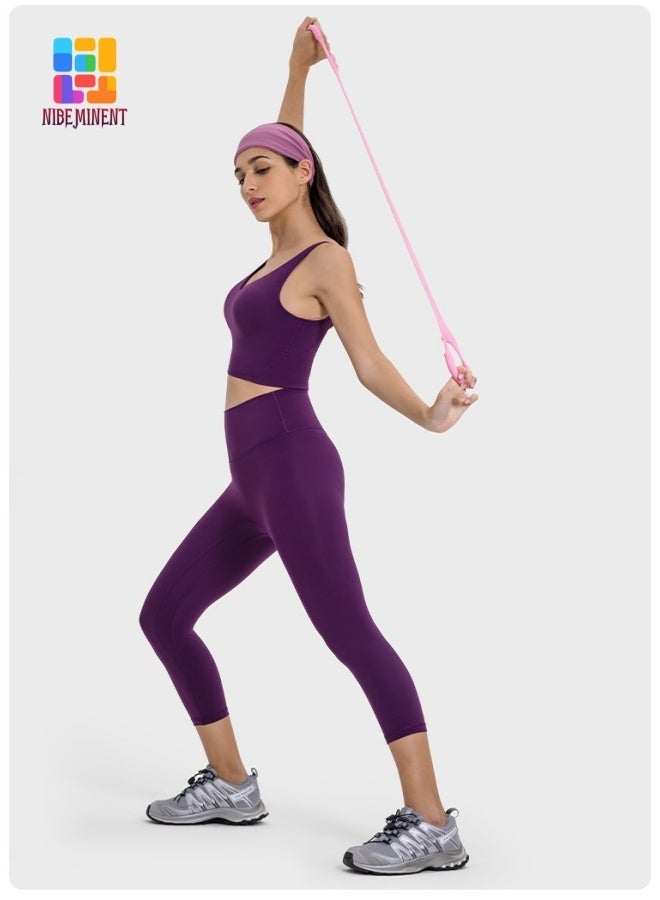 NIBEMINENT Seamless Tie-Dye High-Waisted Yoga Pants - Butt-Lifting Workout Leggings for Women, Squat-Proof Gym Running Tights with Tummy Control - Image 3