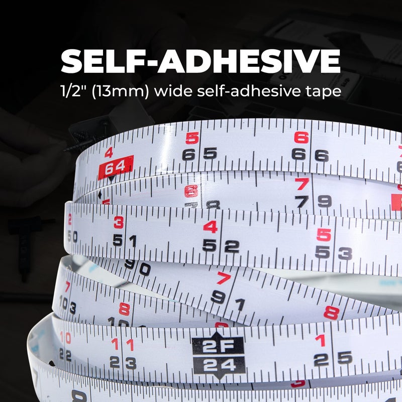 Kreg KMS7724 12' Self-Adhesive Measuring Tape (Left-Right Reading) - Image 2