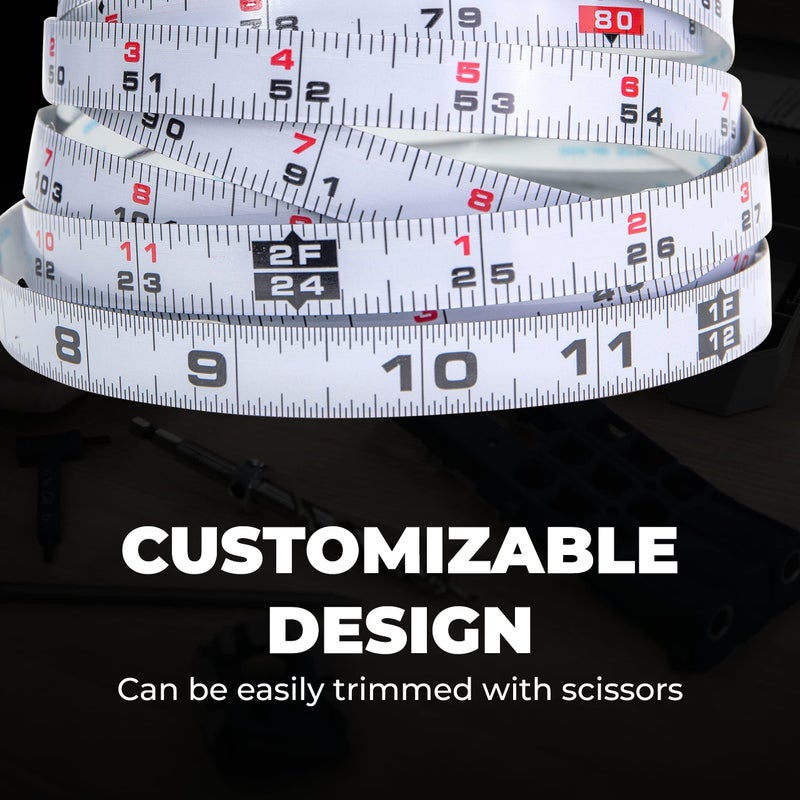 Kreg KMS7724 12' Self-Adhesive Measuring Tape (Left-Right Reading) - Image 4