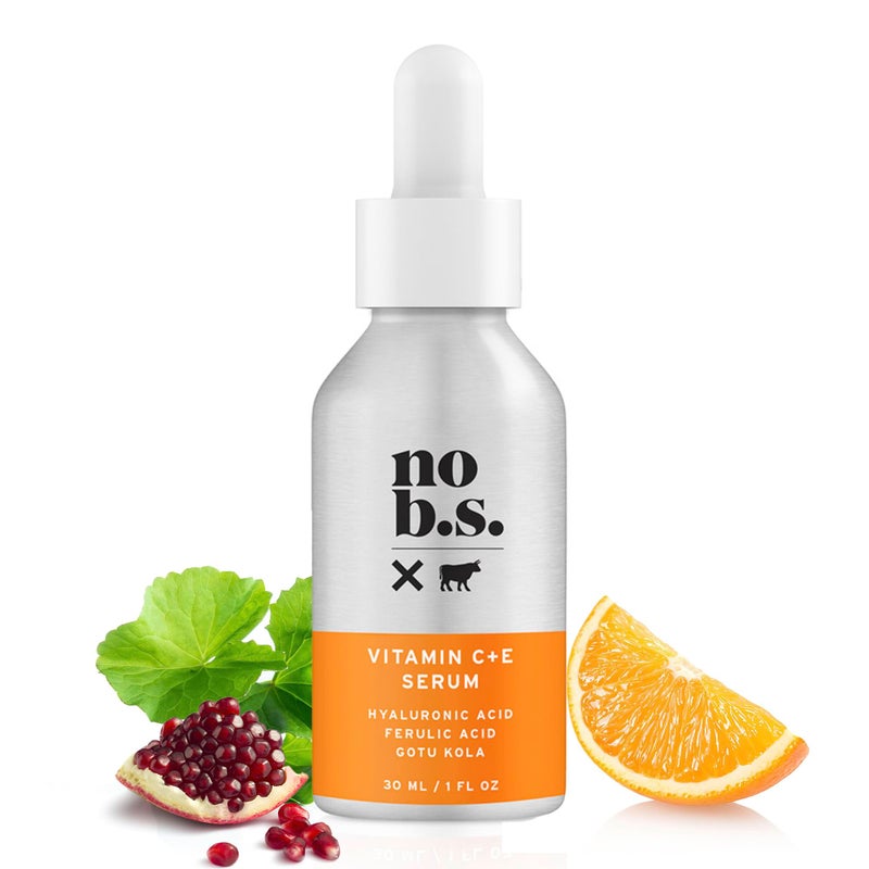 NO B. S. NO BAD STUFF No Bad Stuff - Vitamin C + E Serum - Firming Face Serum for Anti-Aging, Smooths, Hydrates, Plumps Fine Lines & Reduces Dark Spots (1 fl oz) - Image 1