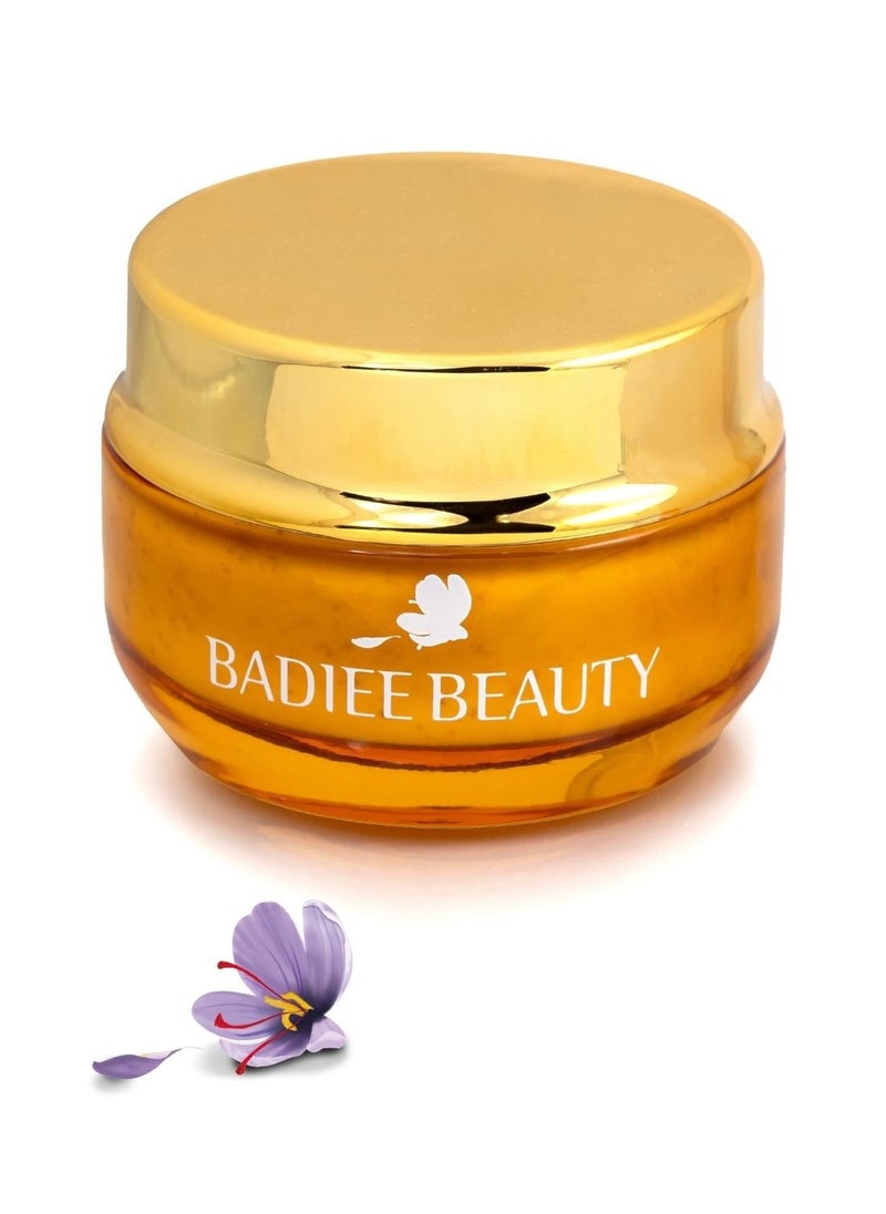 BADIEE BEAUTY Badiee Beauty Saffron Exfoliating Scrub, For All Skin Types Specially Rough and Dull Skins, Revitalize Your Skin and Make It Smooth and Radiant 50 g  - Image 4