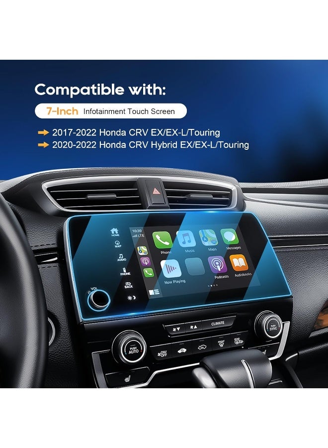 LFOTPP Tempered Glass Car Navigation Screen Protector for Honda CRV EX EX-L Touring 7in - Image 3