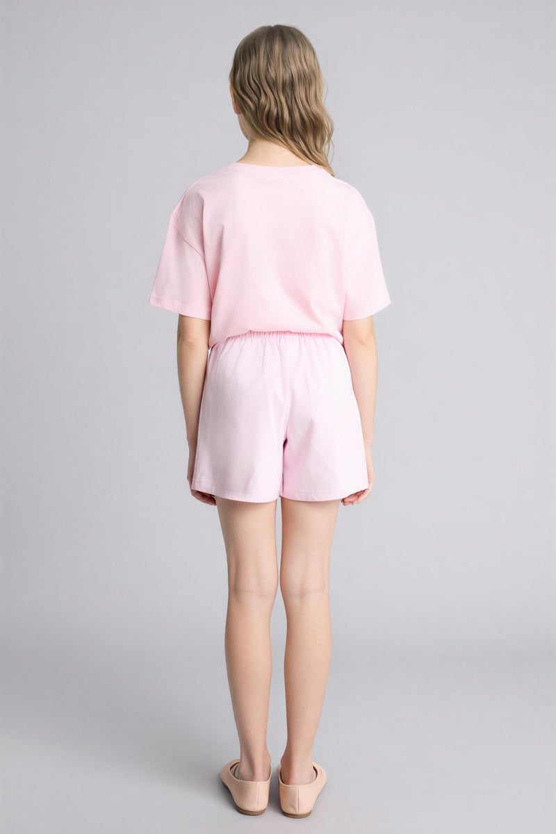 DeFacto Pink Girl Girl Gabardine Skirt Casual - Image 5
