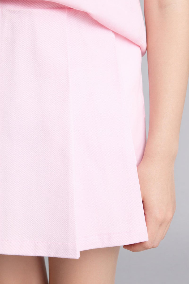 DeFacto Pink Girl Girl Gabardine Skirt Casual - Image 4