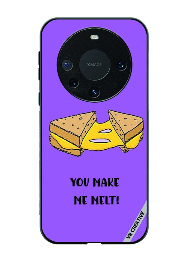 VR CREATIVE Protective Case Cover For Huawei Mate 60 Pro Plus You Make Me Melt Design Multicolour - Image 1