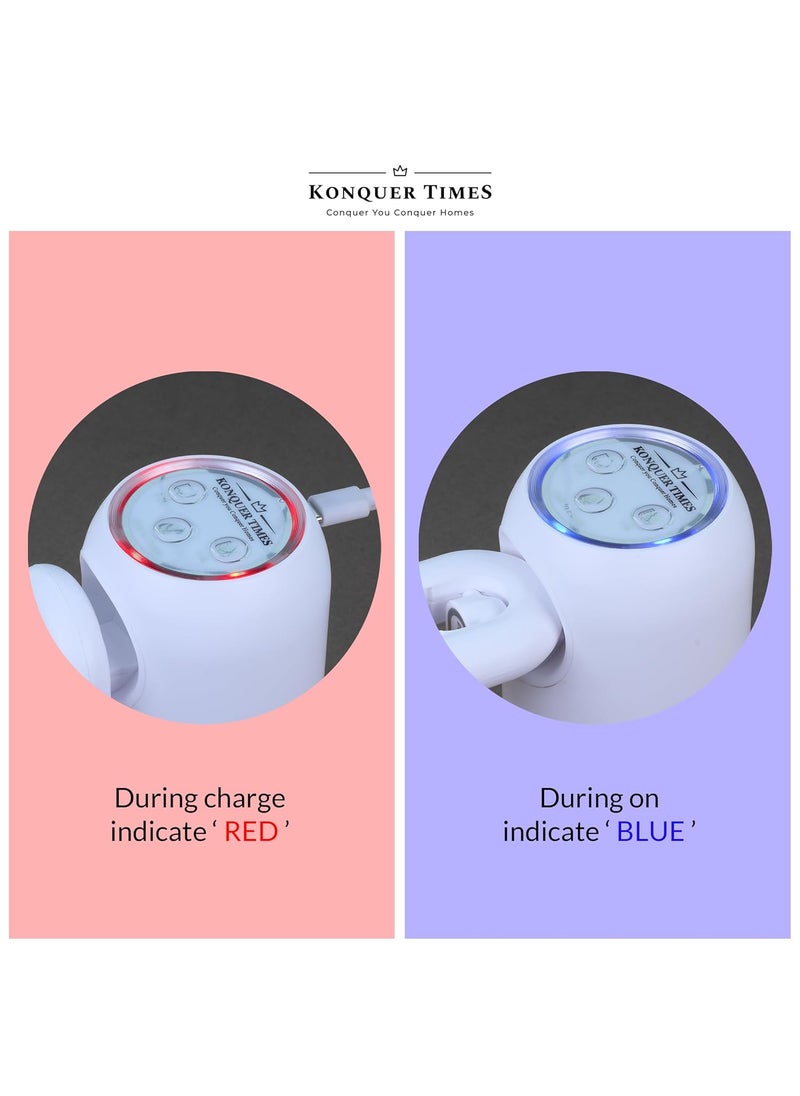 Konquer TimeS Konquer TimeS KTS Automatic Wireless Water Can Dispenser Pump 3rd Gen Dual Pump with 22LMin Fast Flow Foldable Spout LED Lights Mystical Blue Illumination 3rd Gen Dual Motor  - Image 4