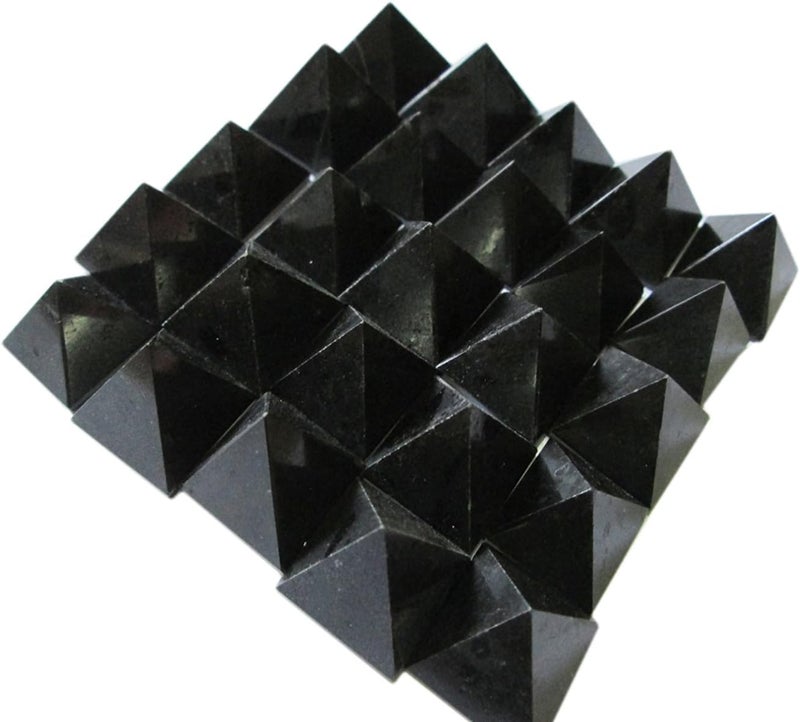 WholesaleGemShop Beautiful Lot of 10 Black Tourmaline Gemstone Pyramids Crystal Reiki Vaastu Healing