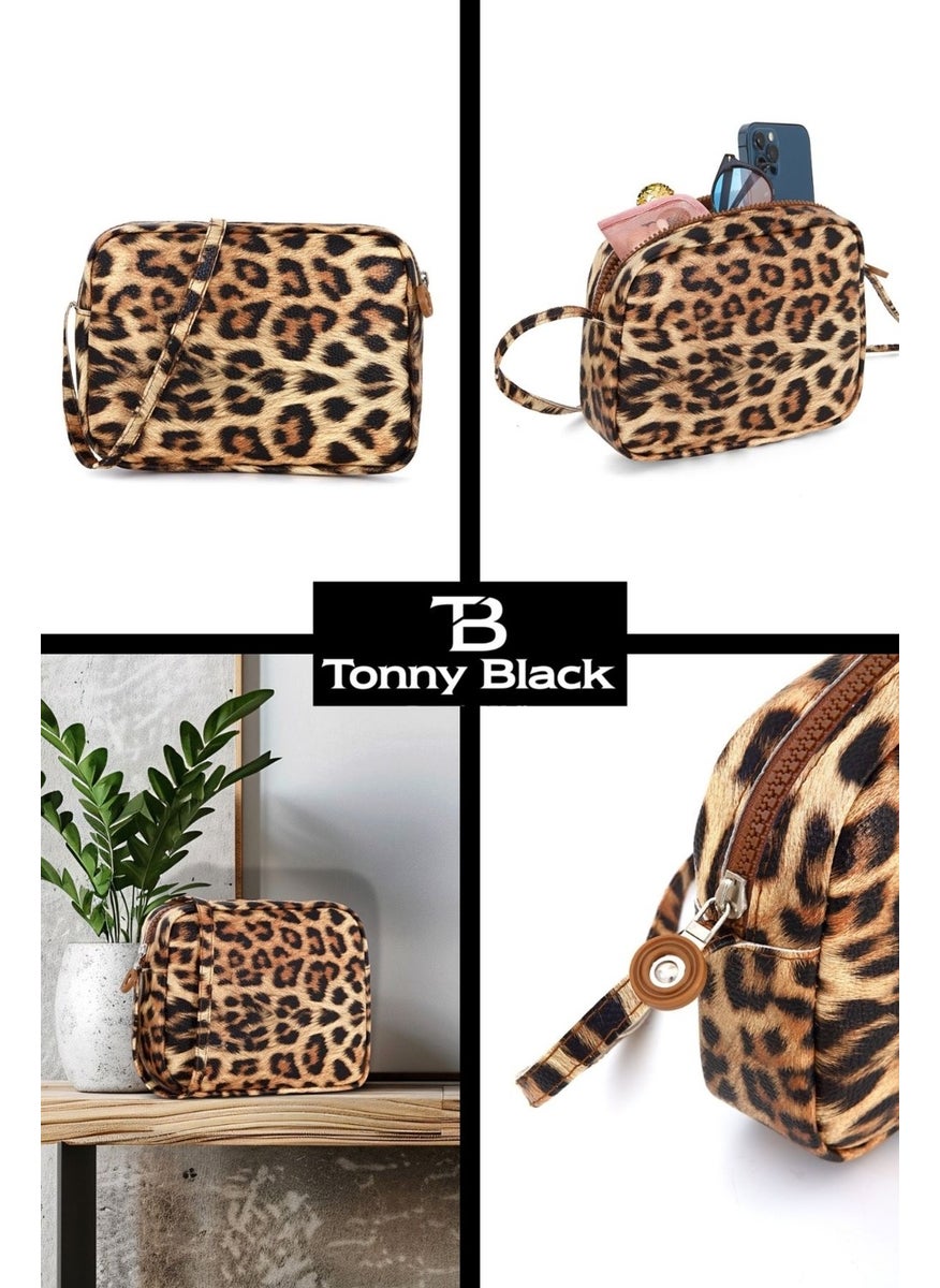 tonny black - Original Women's Mini Urban Crossbody and Adjustable Shoulder Bag TBKÇ00040 - Image 1