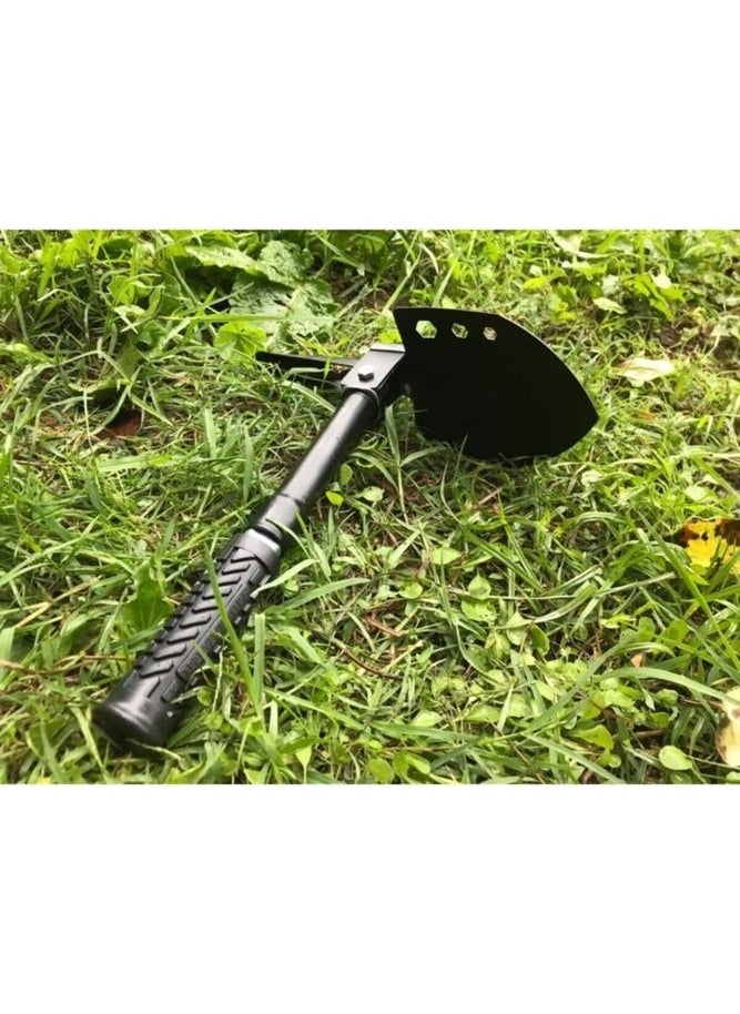 Axe Tools Ax Tools Folding Hoe Hammer Shovel Knife Saw Set in Green Camouflage Bag  - Image 1