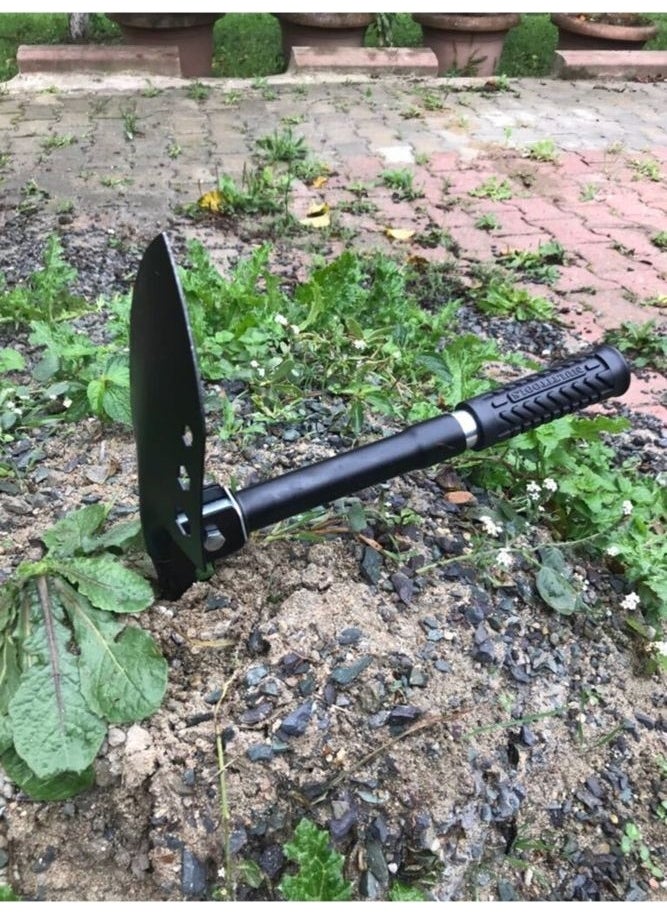 Axe Tools Ax Tools Folding Hoe Hammer Shovel Knife Saw Set in Green Camouflage Bag  - Image 4