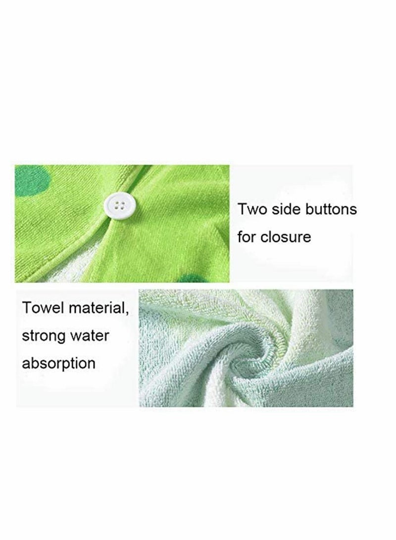 سيوسي Kids Bath Towels,Premium Hooded Towel for Toddlers Highly Absorbent Coral Fleece Bathrobe Boys Girls Organic Cotton Baby Robe Natural Dye Premium (Green Dinosaur) - Image 5