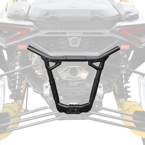 SLORIMOD Rear Bumper for Can Am Maverick R 2024+, Combined Heavy Duty Rear Pre-Runner Bumper Rear Brush Guard Protector for Can Am Maverick R MAX X RS 2024-2025 Models Accessories, Replace #715007172 - Image 1