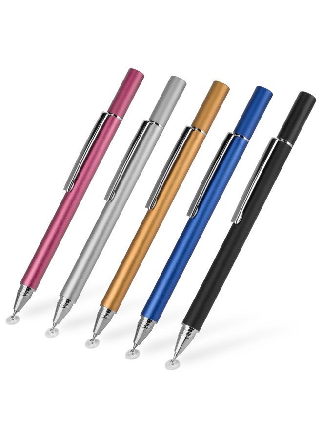 BoxWave Stylus Pen Compatible with Samsung Galaxy Tab A7 (7.0 in) - AccuPoint Active Stylus, Electronic Stylus with Ultra Fine Tip - Metallic Silver - Image 4