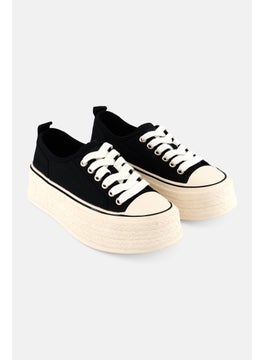 STEVE MADDEN Women Kiag Athletic Lace Up Causal Shoes, Off-White  - Image 1