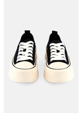 STEVE MADDEN Women Kiag Athletic Lace Up Causal Shoes, Off-White  - Image 4