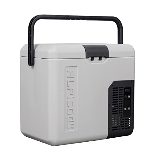 Alpicool P18 Portable Fridge 12 Volt Car Refrigerator 19 Quart Freezer for Fishing, Camping, RV, Truck, Boat-12/24V DC - Image 1