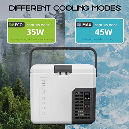 Alpicool P18 Portable Fridge 12 Volt Car Refrigerator 19 Quart Freezer for Fishing, Camping, RV, Truck, Boat-12/24V DC - Image 5