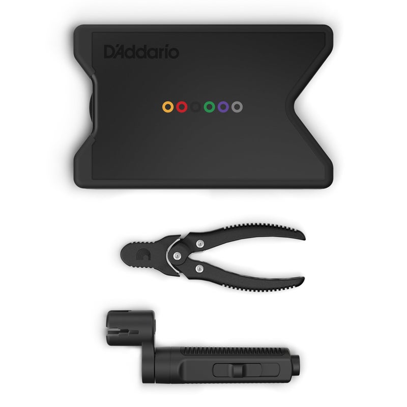 D'Addario Tour Grade Guitar String Changing Kit â€“ Peg Winder/Bridge Pin Puller Tool, Cutter & Storage Case with Built-In Neck Rest â€“ Tools for Setup, Repair, Maintenance - Image 3
