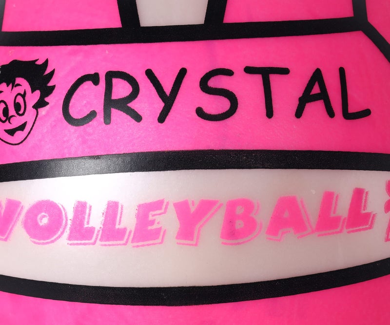 Jupiter Industries® Inflatable Vinyl Ball for Swimming Pool & Garden| Perfect ball for Children, with 2 Inflating Pins - PVC Ball for Kids to use at Pools, Beach, Outdoor & Indoor Play | Size : 22cm (9 Inches) | Crystalball Pink - Image 5
